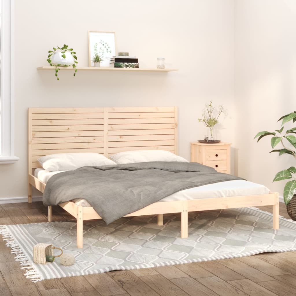 Okvir za krevet od masivnog drva 200 x 200 cm