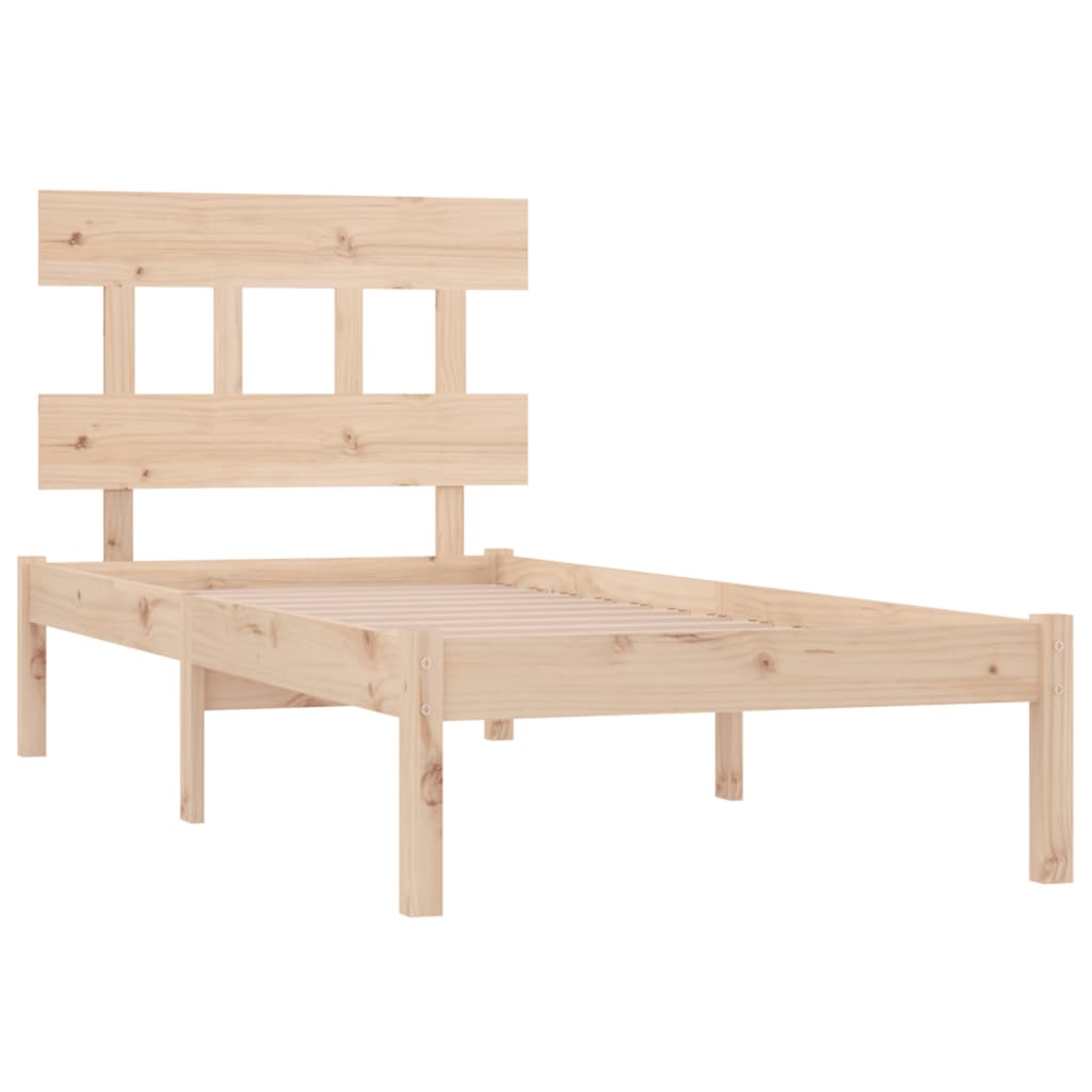 Okvir za krevet od masivnog drva 90 x 200 cm