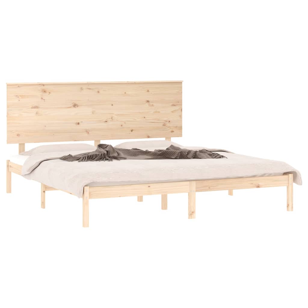 Okvir za krevet od masivnog drva 180 x 200 cm veliki bračni