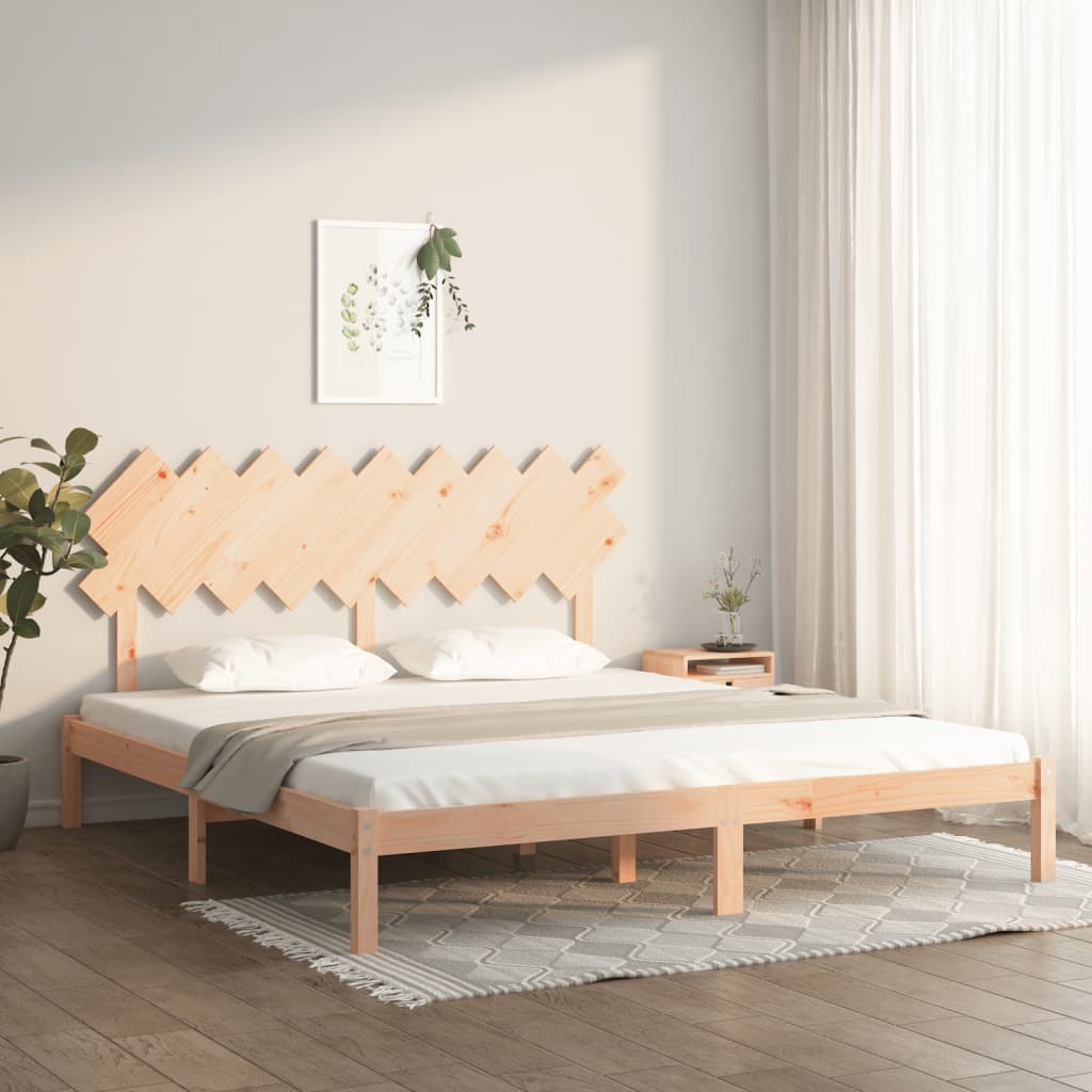 Okvir za krevet od masivnog drva 180x200 cm veliki bračni
