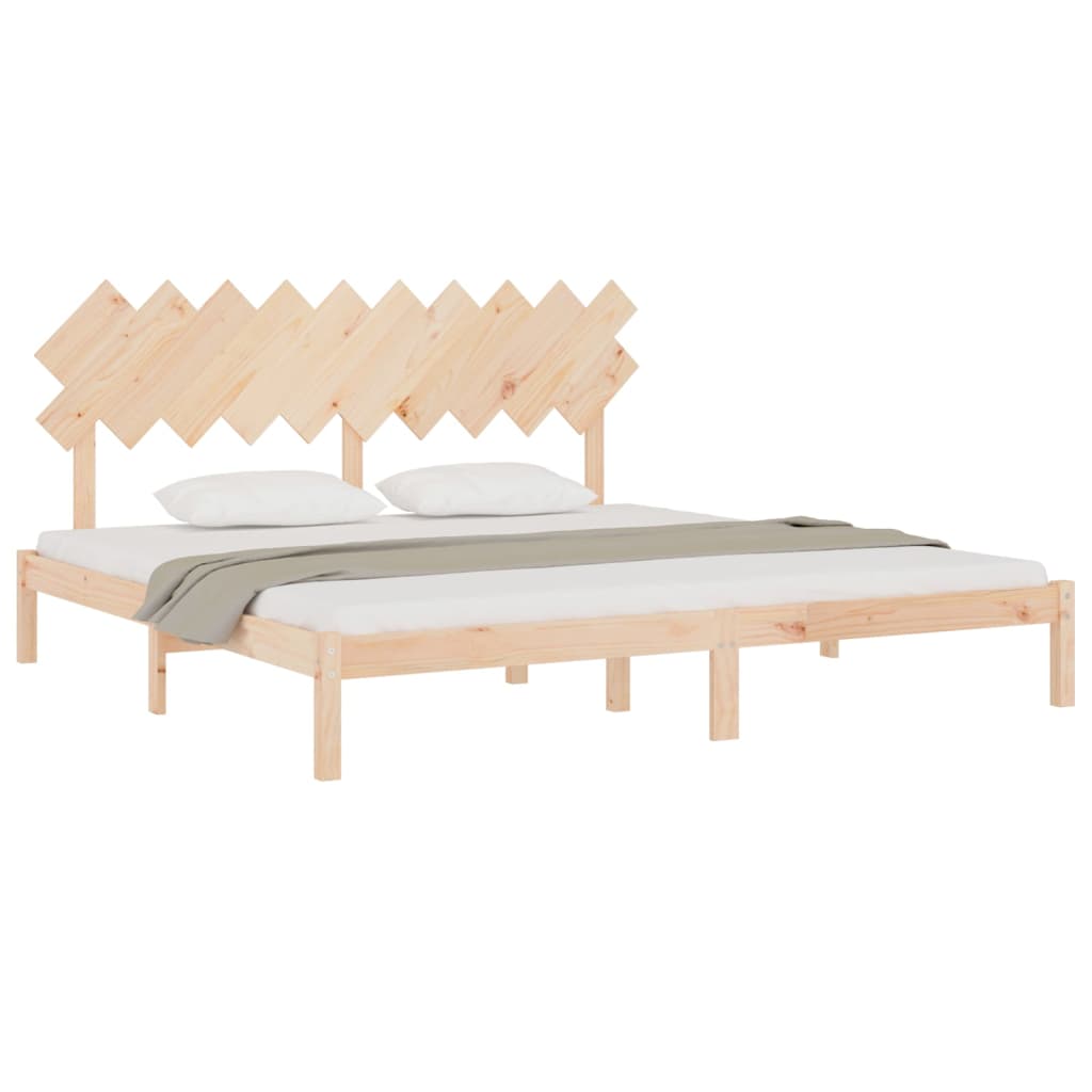 Okvir za krevet 200 x 200 cm od masivne borovine