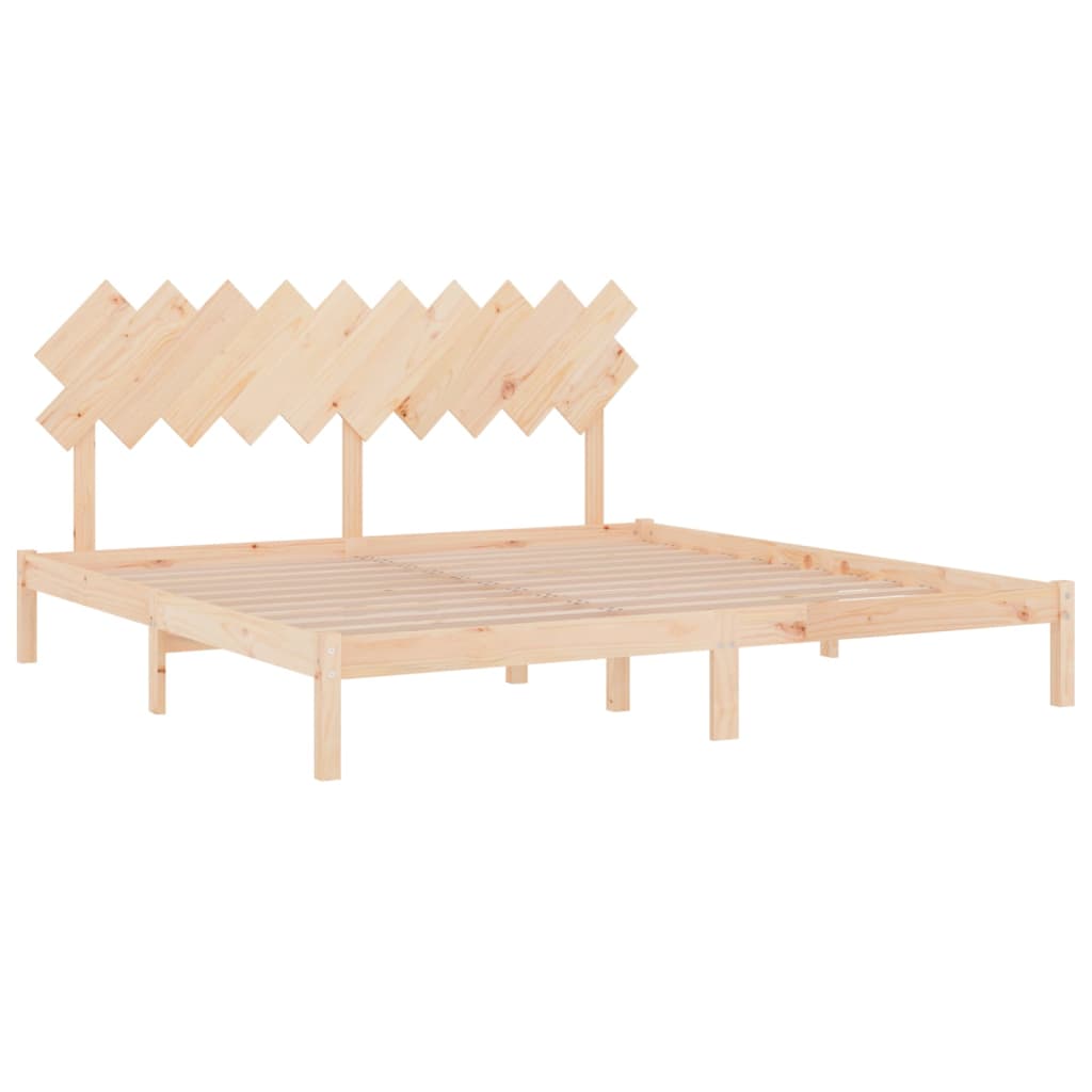 Okvir za krevet 200 x 200 cm od masivne borovine