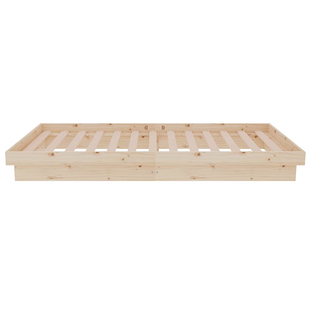 Okvir za krevet od masivnog drva 90 x 190 cm jednokrevetni