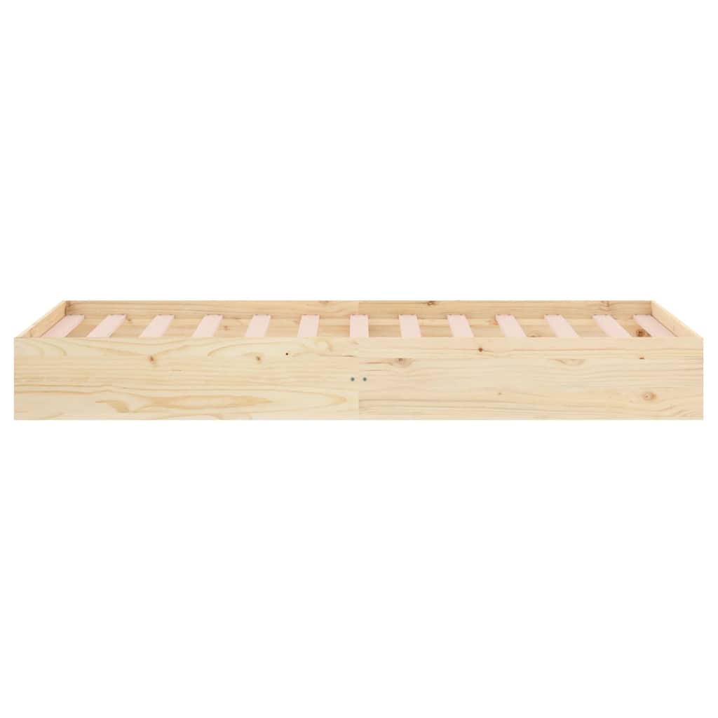 Okvir za krevet od masivnog drva 75 x 190 cm jednokrevetni