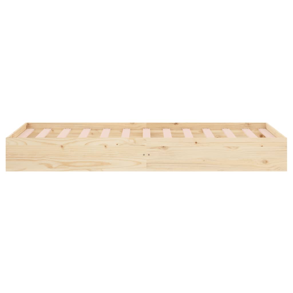 Okvir za krevet od masivnog drva 90 x 190 cm jednokrevetni