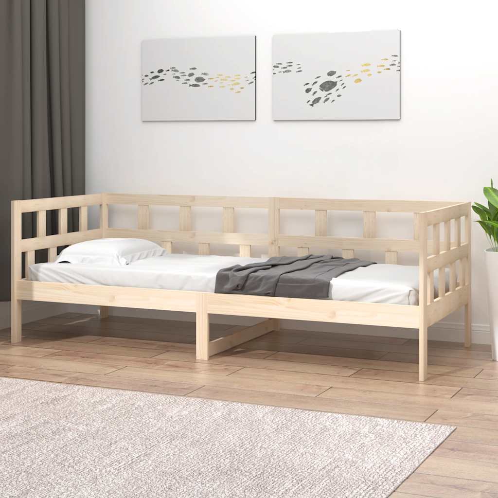 Dnevni ležaj od masivne borovine 90 x 190 cm
