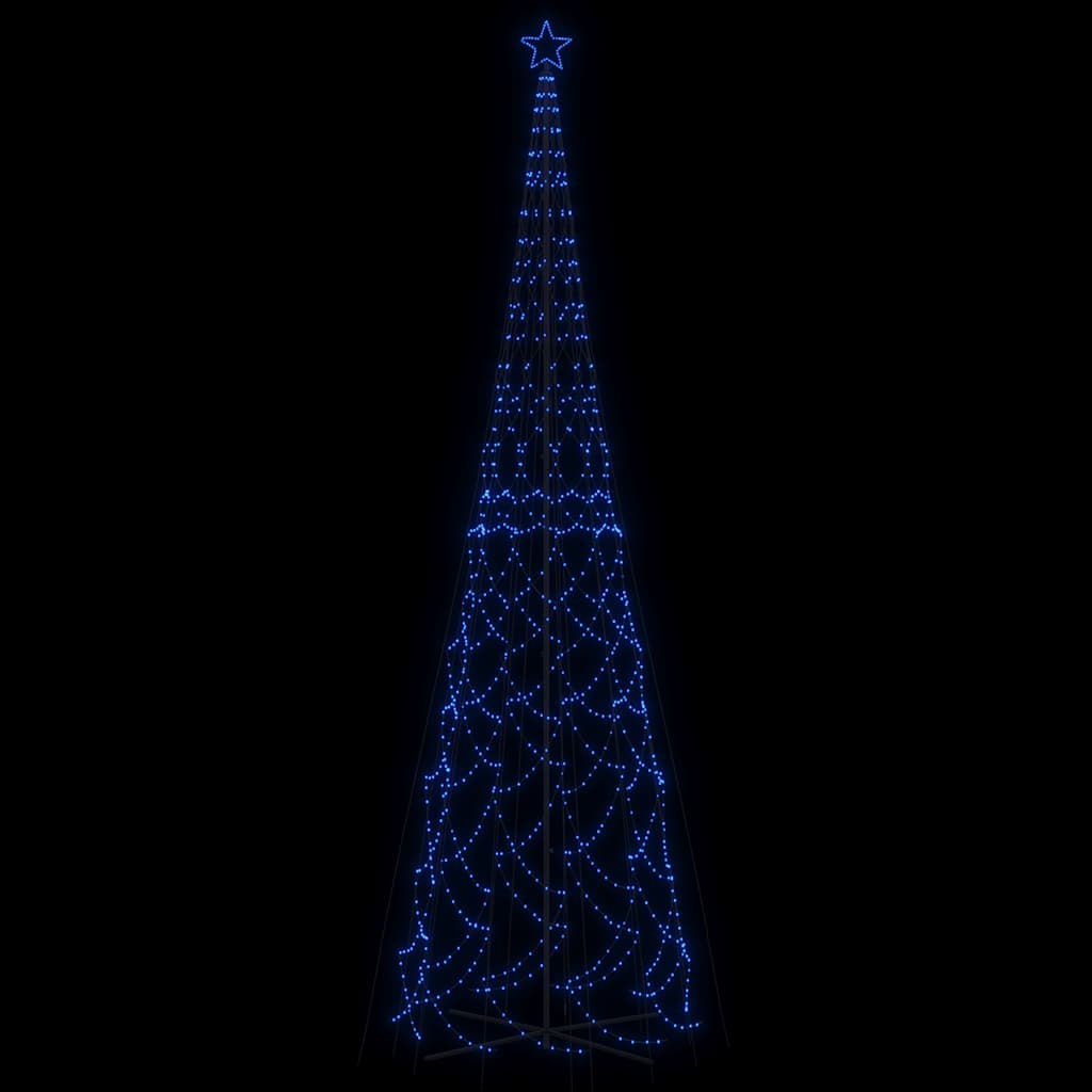 Stožasto božićno drvce plavo 3000 LED žarulja 230 x 800 cm