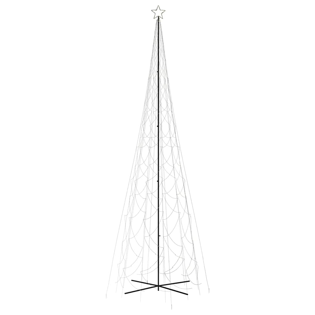 Stožasto božićno drvce toplo bijelo 3000 LED žarulja 230x800 cm