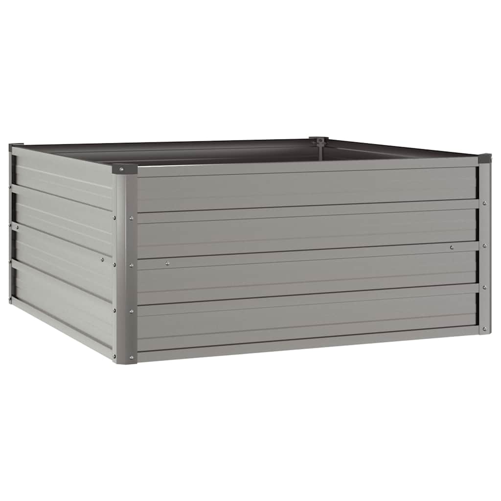 Povišena vrtna gredica boja hrđe 100x100x45 cm čelik COR-TEN