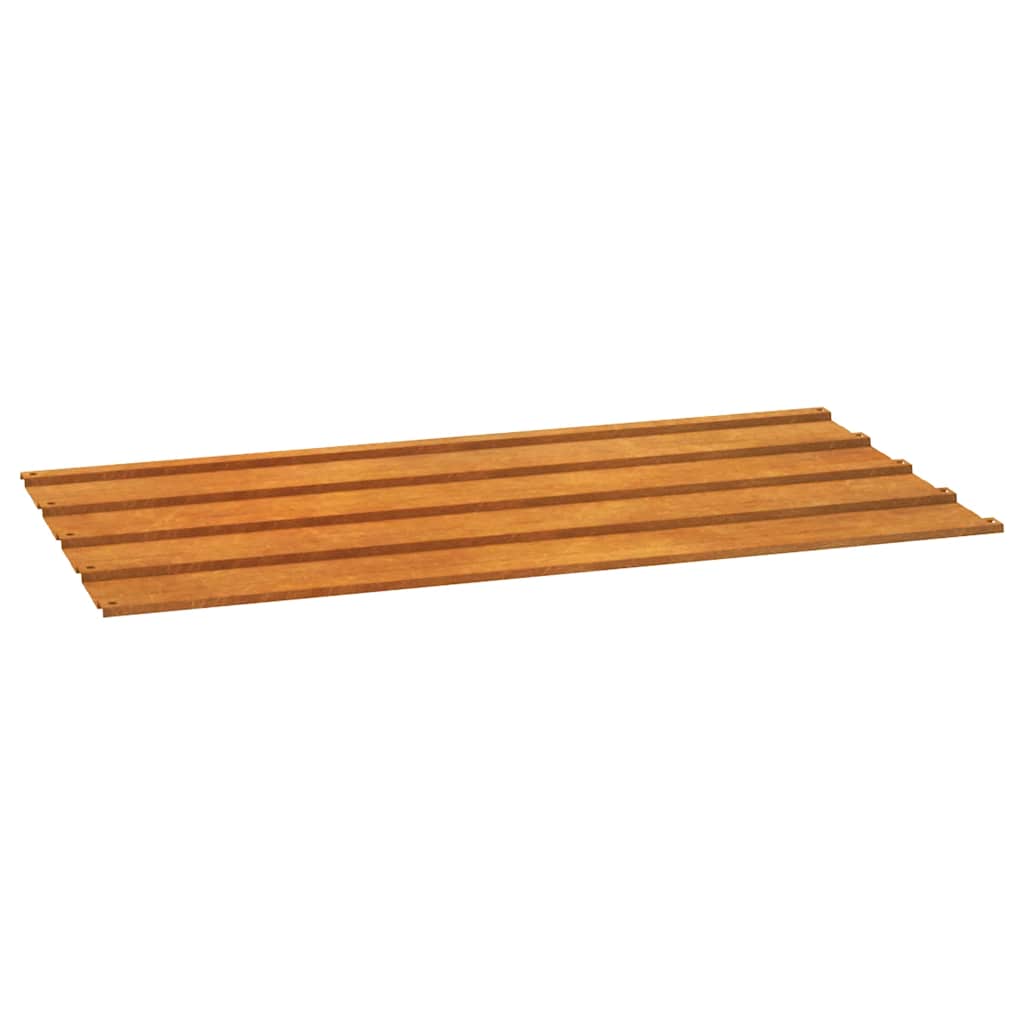 Krovni paneli 12 kom boja hrđe 80 x 44 cm od čelika COR-TEN
