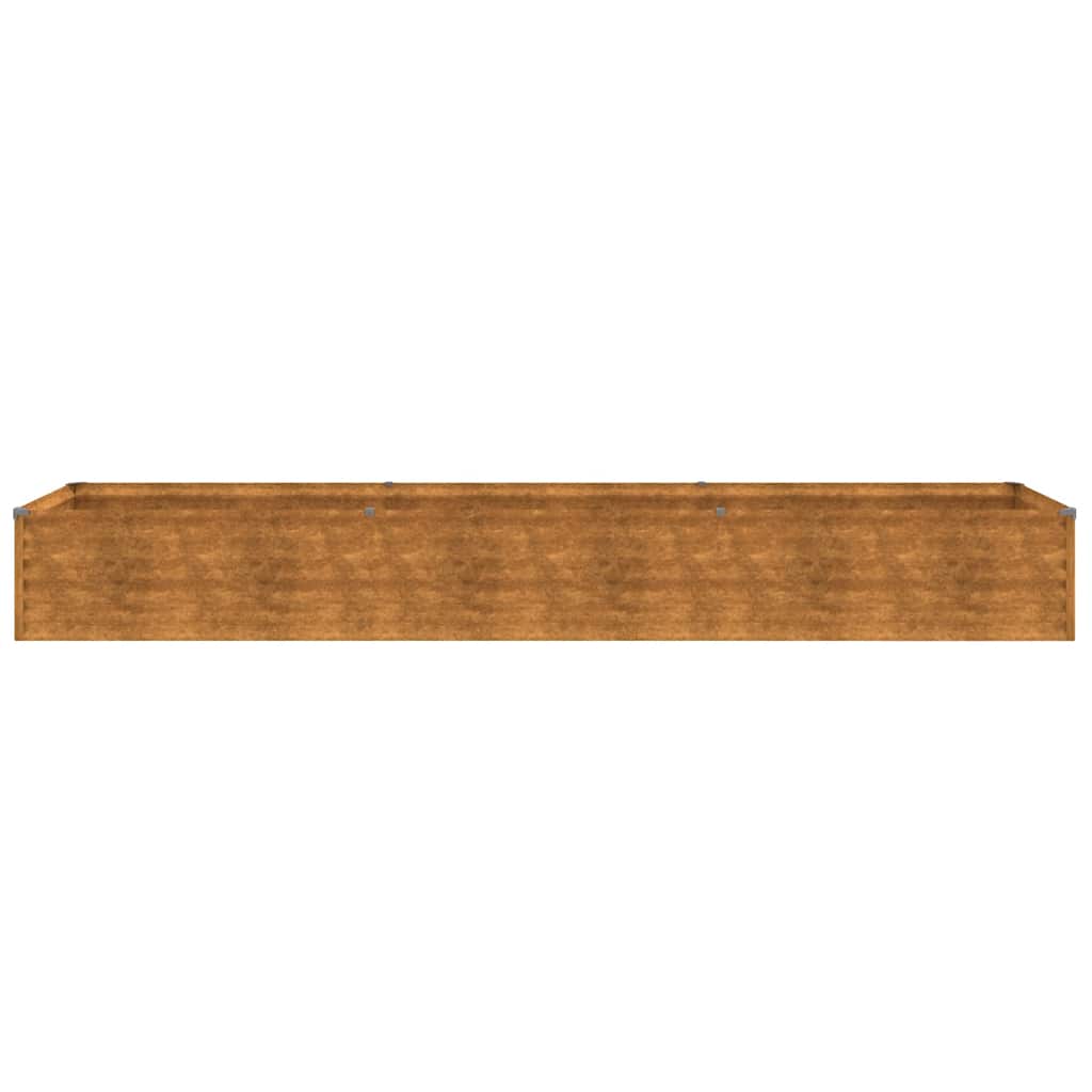 Povišena vrtna gredica 291x50x36 cm Corten čelik
