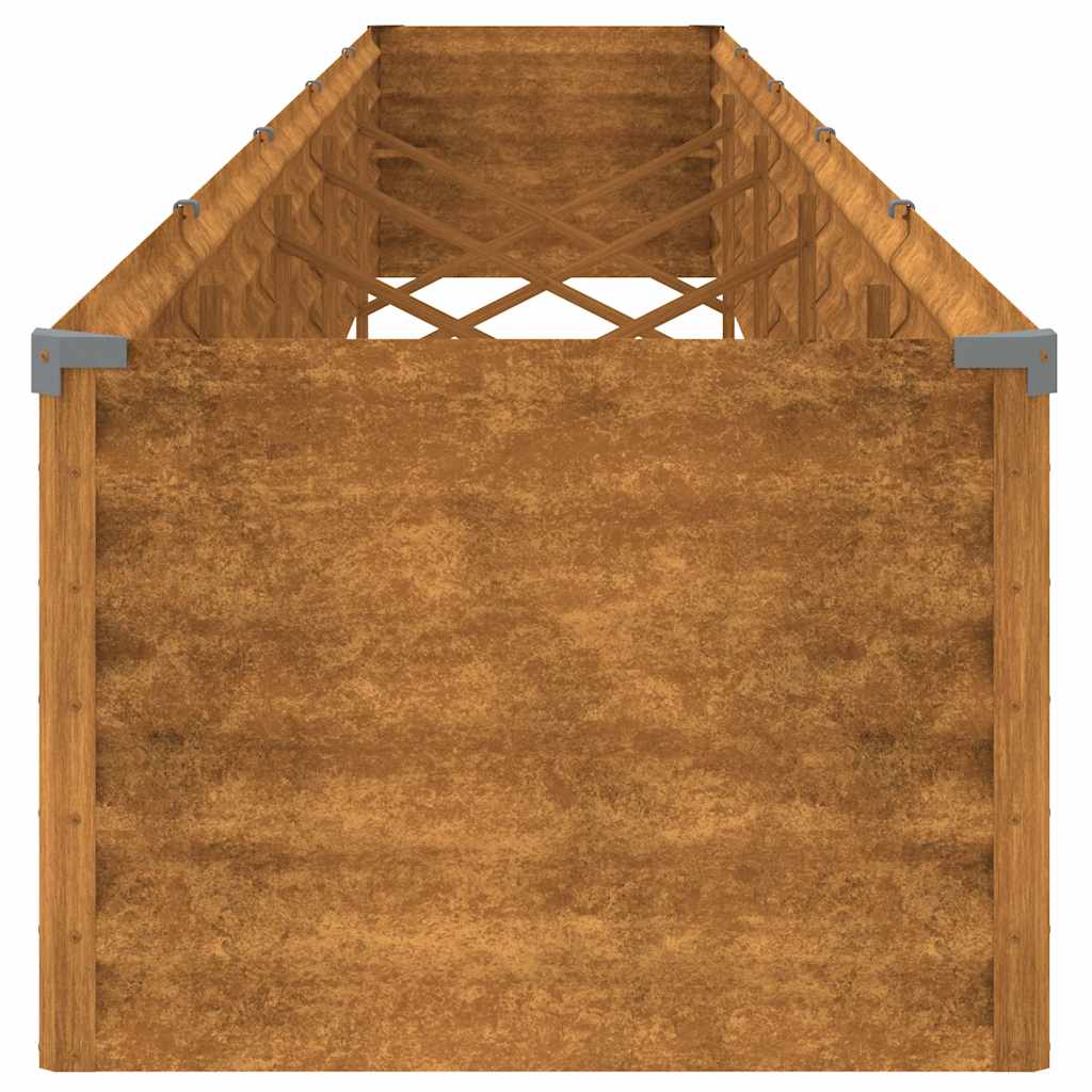 Povišena vrtna gredica 482x50x36 cm Corten čelik