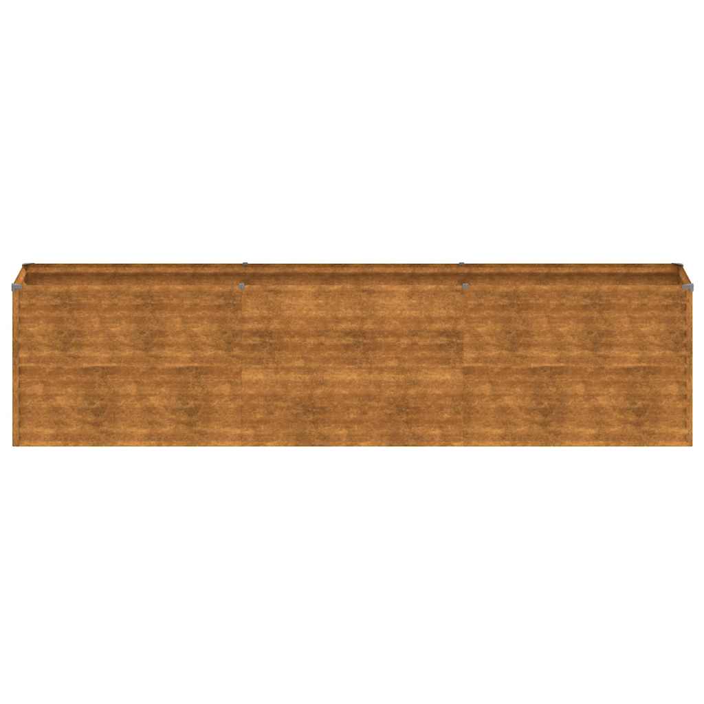 Povišena vrtna gredica 291x50x69 cm Corten čelik