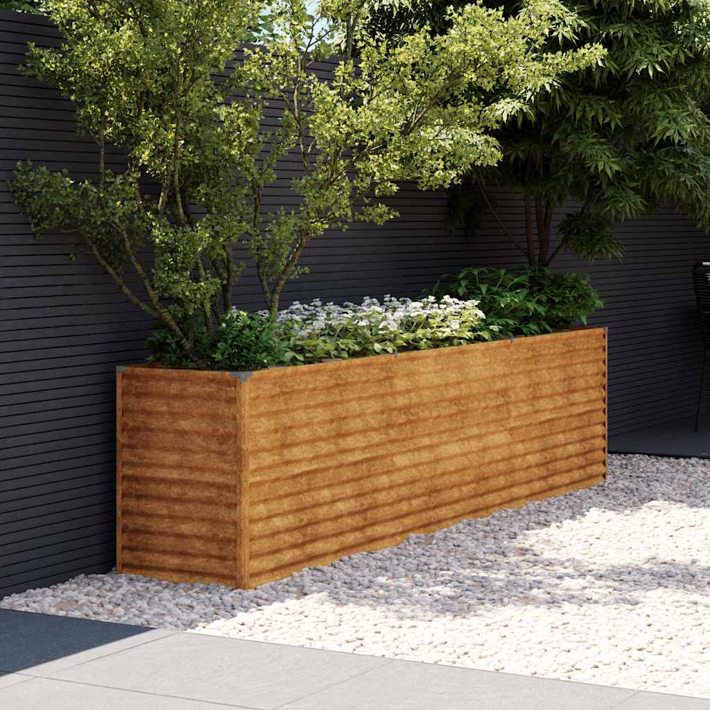 Povišena vrtna gredica 291x50x69 cm Corten čelik