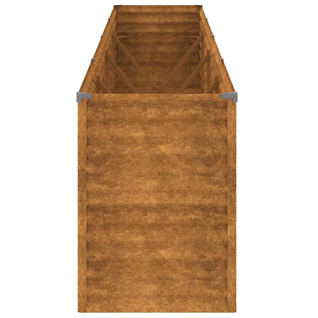Povišena vrtna gredica 385x50x69 cm Corten čelik