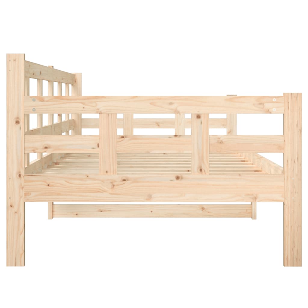 Dnevni ležaj od masivne borovine 90 x 200 cm