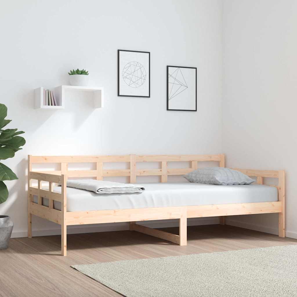 Dnevni ležaj od masivne borovine 90 x 190 cm