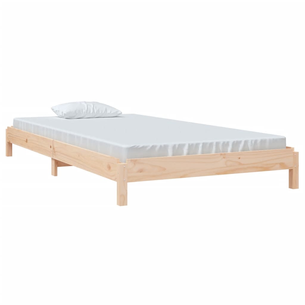 Složivi krevet 100 x 200 cm od masivne borovine