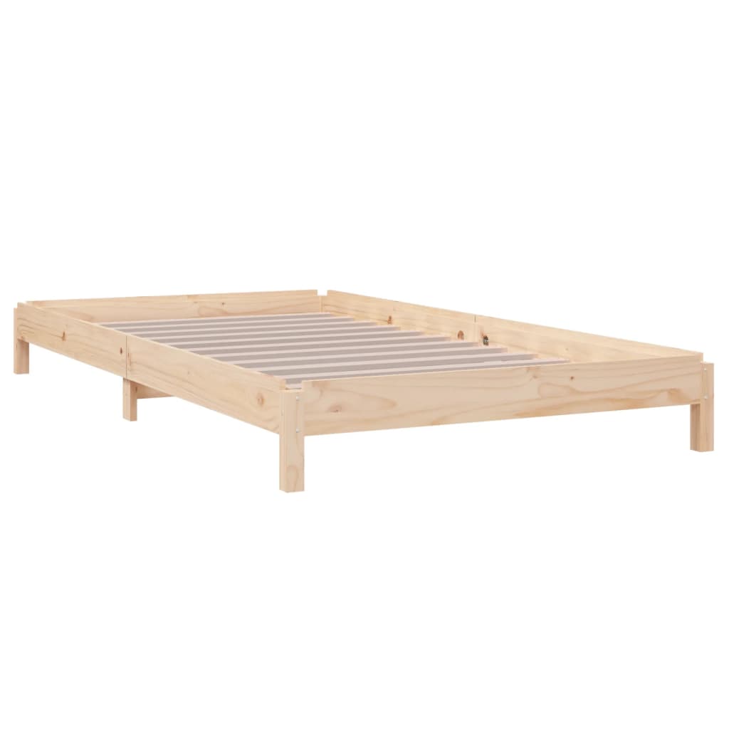 Složivi krevet 100 x 200 cm od masivne borovine