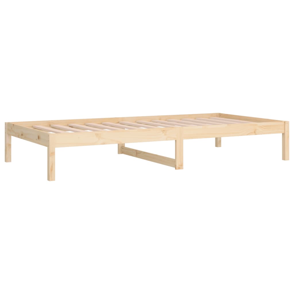 Dnevni krevet 90 x 190 cm mali masivna borovina