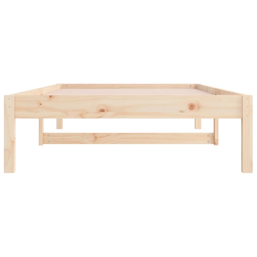 Dnevni krevet 90 x 190 cm mali masivna borovina