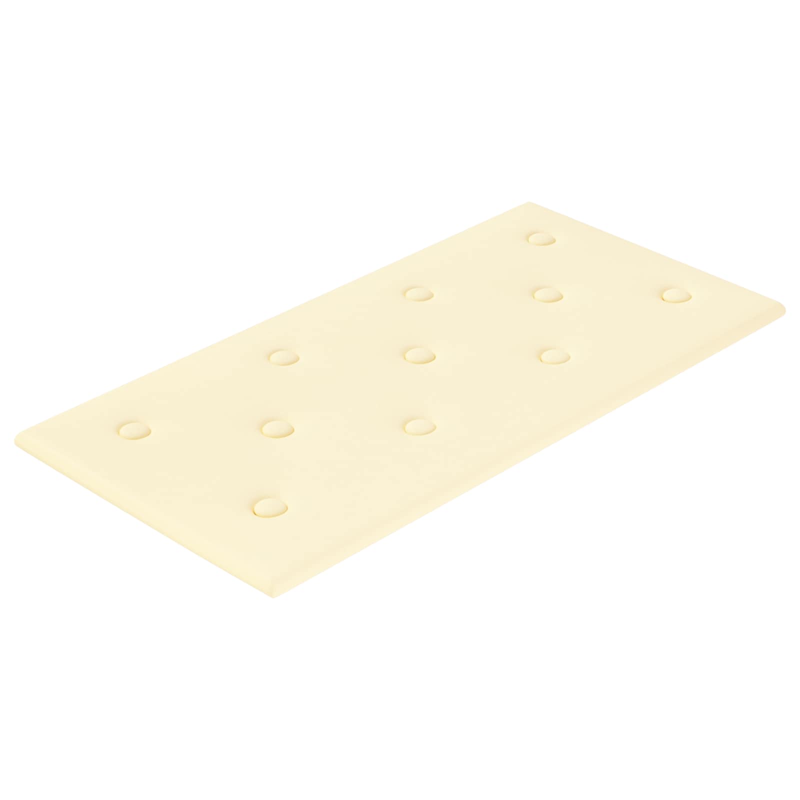Zidna uzglavlja 12 pcs Krema 60 x 30 cm Lažna koža