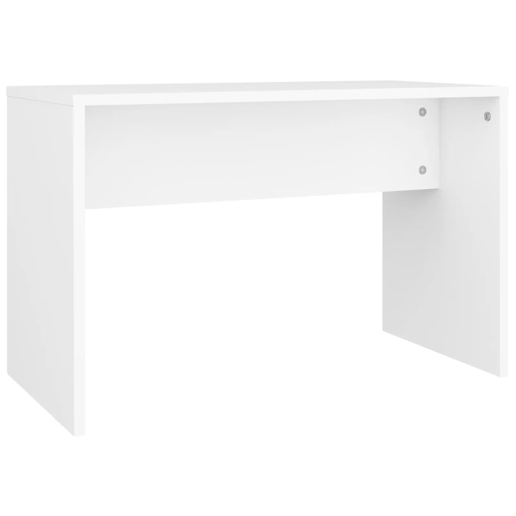 Toaletni stolac bijeli 70 x 35 x 45 cm od konstruiranog drva