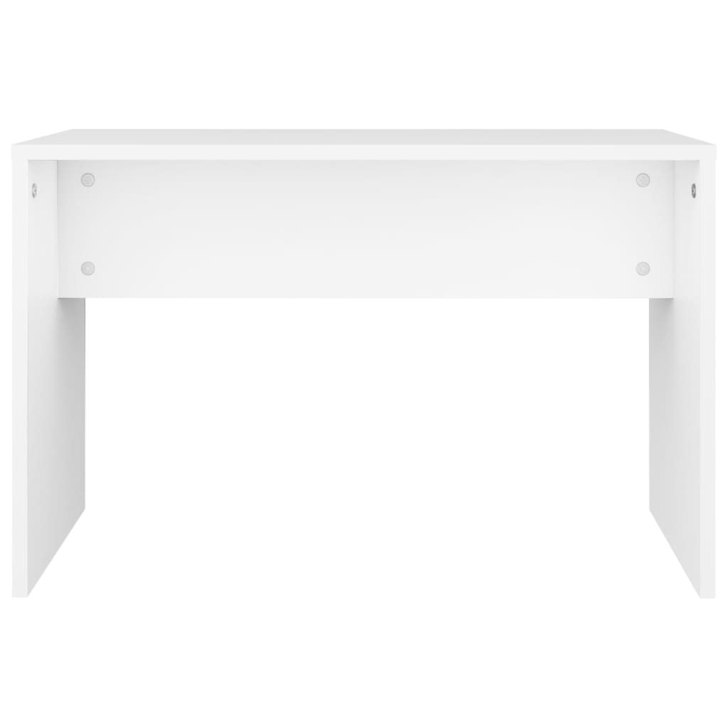 Toaletni stolac bijeli 70 x 35 x 45 cm od konstruiranog drva