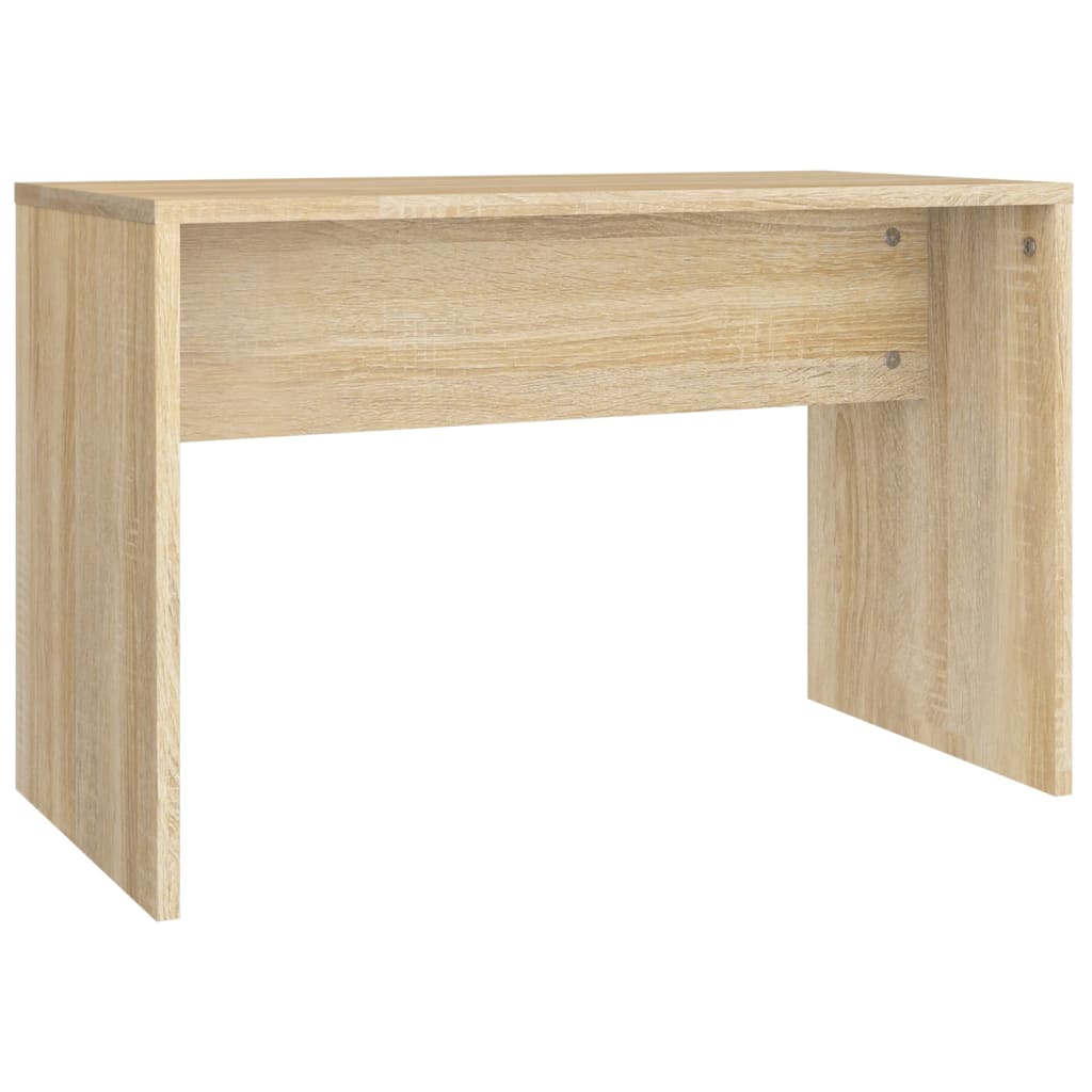 Toaletni stolac boja hrasta sonome 70x35x45cm konstruirano drvo