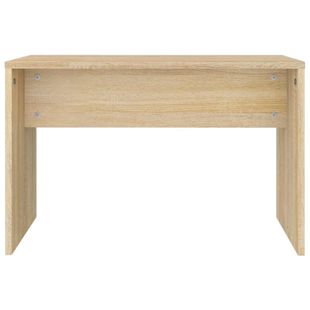 Toaletni stolac boja hrasta sonome 70x35x45cm konstruirano drvo