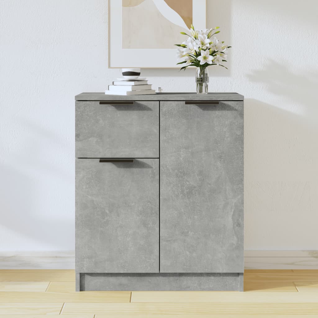 Komoda siva boja betona 60x30x70 cm od konstruiranog drva