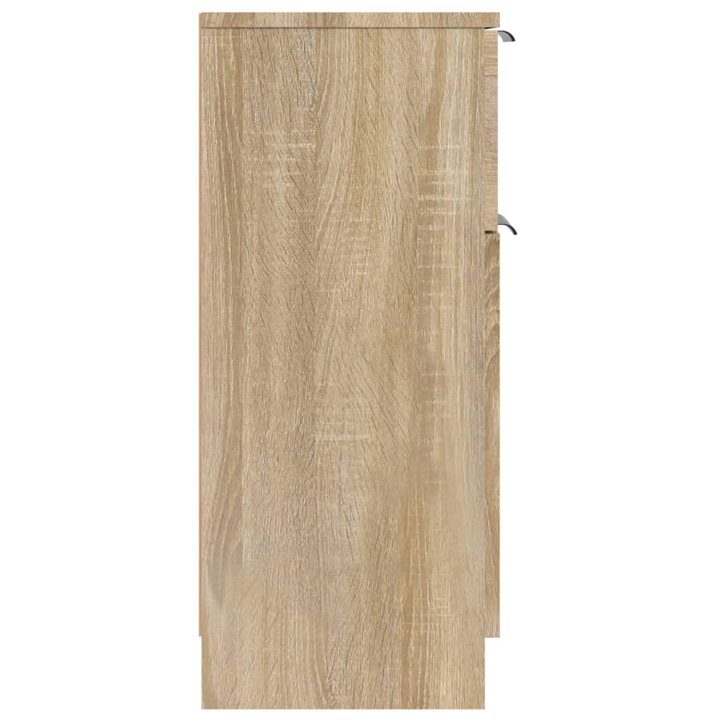 Komoda boja hrasta sonome 30 x 30 x 70 cm konstruirano drvo