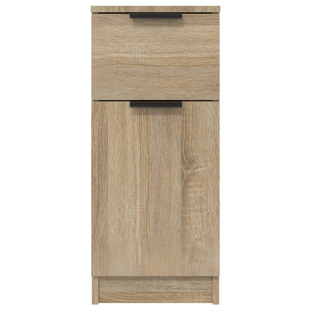Komode 2 kom boja hrasta sonome 30x30x70 cm konstruirano drvo