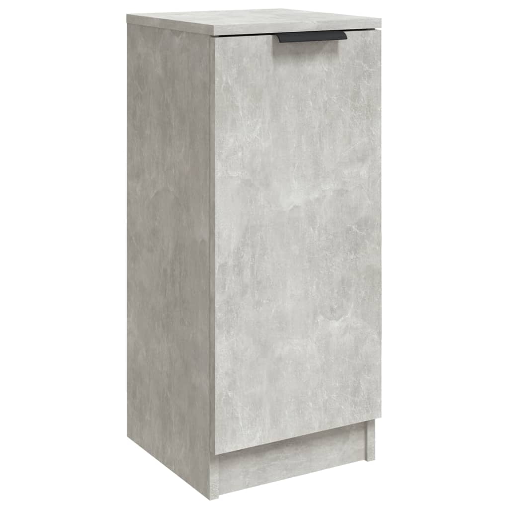 Komoda siva boja betona 30 x 30 x 70 cm od konstruiranog drva