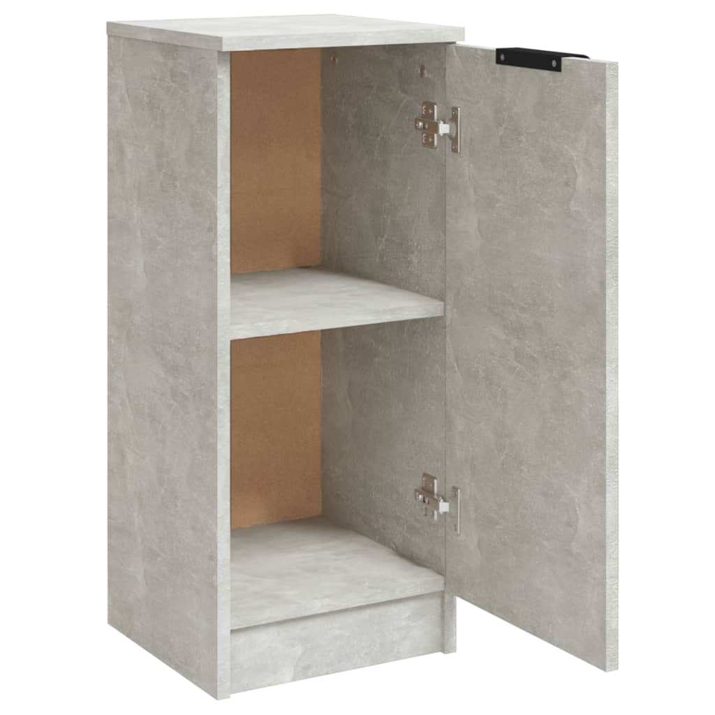 Komoda siva boja betona 30 x 30 x 70 cm od konstruiranog drva