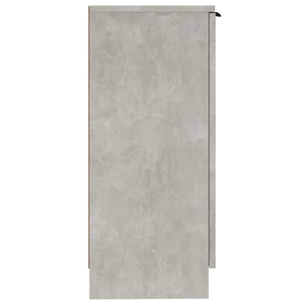 Komoda siva boja betona 30 x 30 x 70 cm od konstruiranog drva