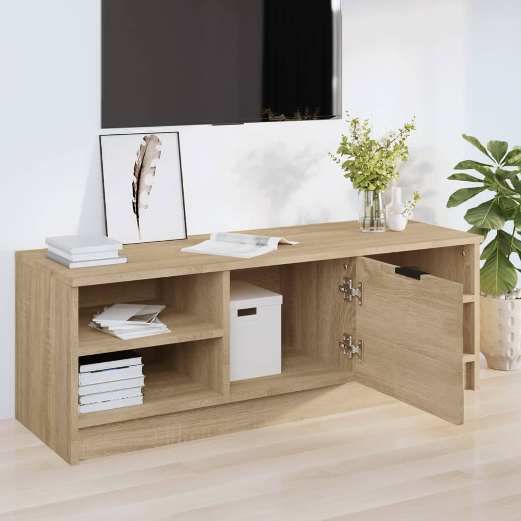 TV ormarić boja hrasta 102x35,5x36,5 cm od konstruiranog drva