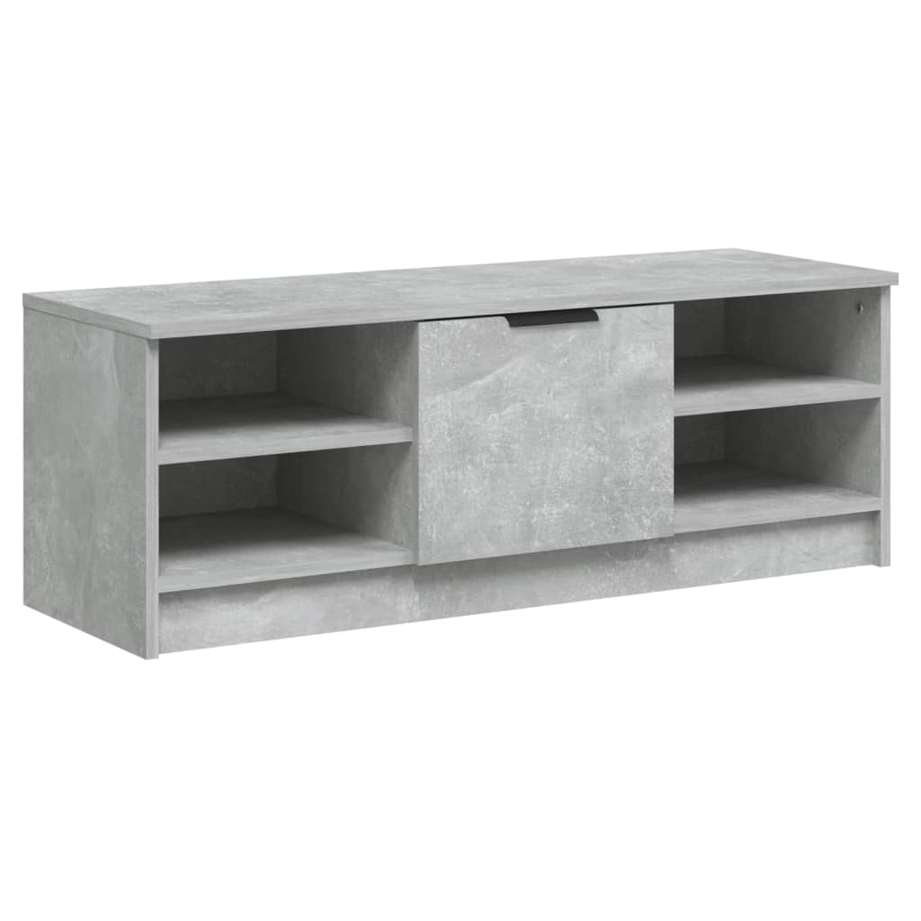 TV ormarić boja betona 102x35,5x36,5 cm konstruirano drvo