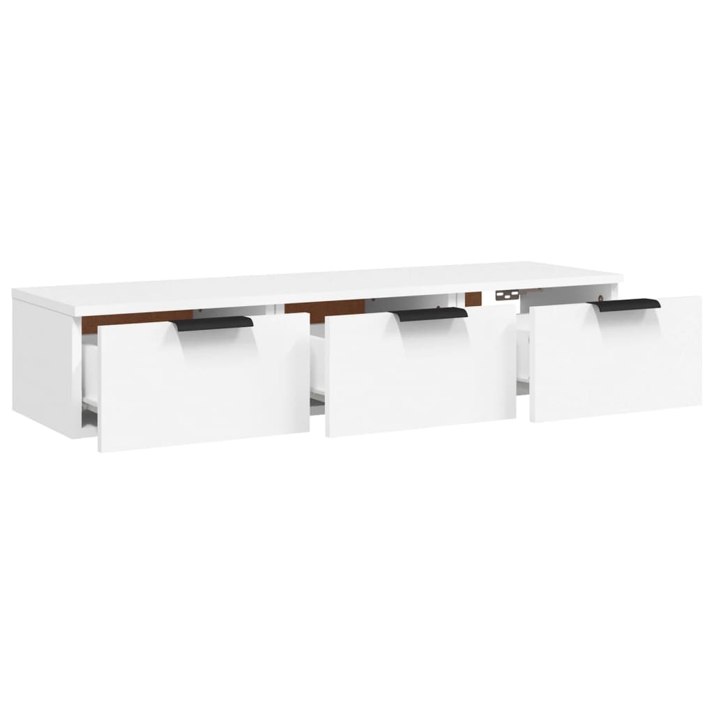 Zidni ormarić bijeli 102 x 30 x 20 cm od konstruiranog drva
