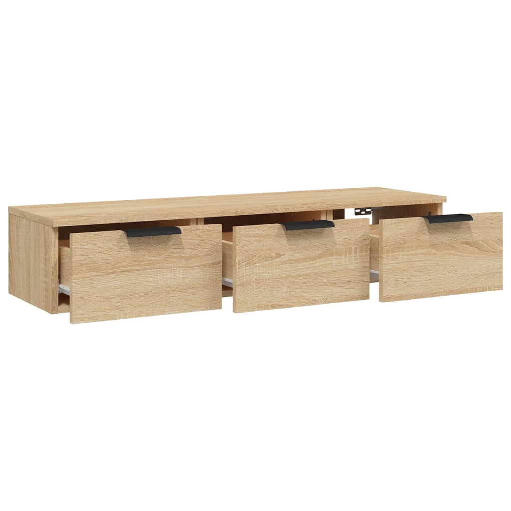 Zidni ormarić boja hrasta sonome 102x30x20 cm konstruirano drvo