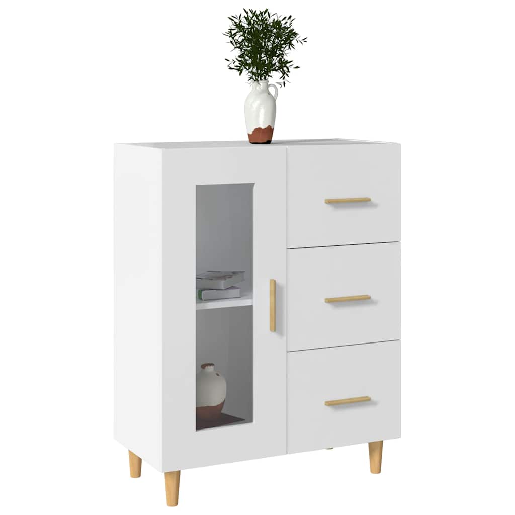Komoda bijela 69,5x34x90 cm od konstruiranog drva