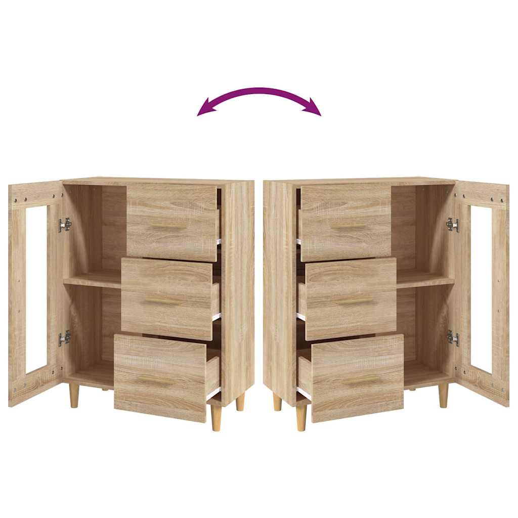 Komoda boja hrasta sonome 69,5x34x90 cm od konstruiranog drva