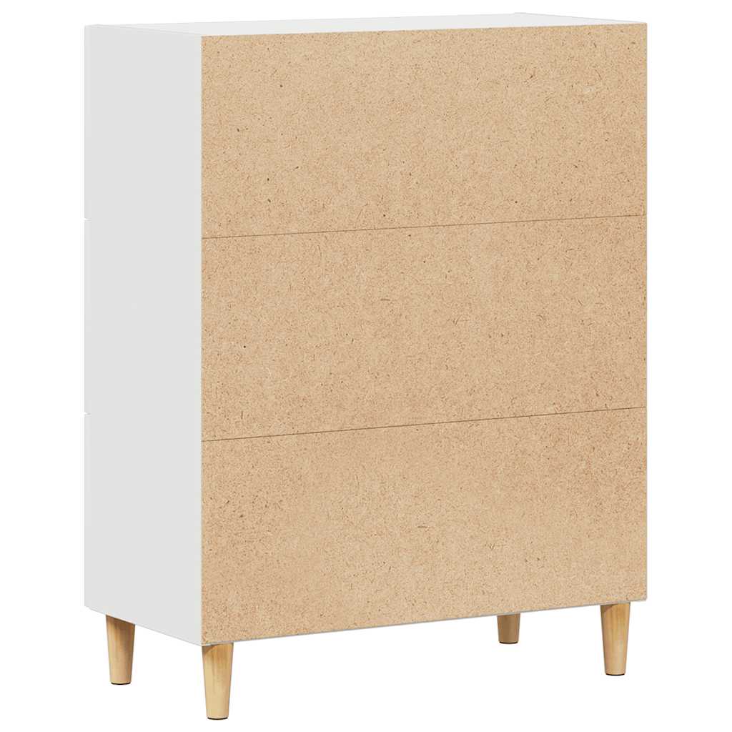 Komoda bijela 69,5 x 34 x 90 cm od konstruiranog drva