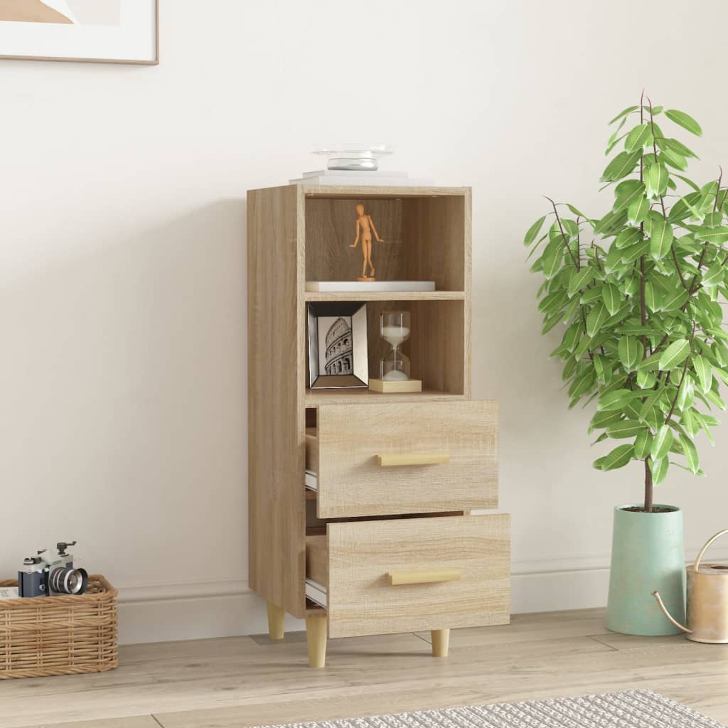 Komoda boja hrasta sonome 34,5x34x90 cm od konstruiranog drva