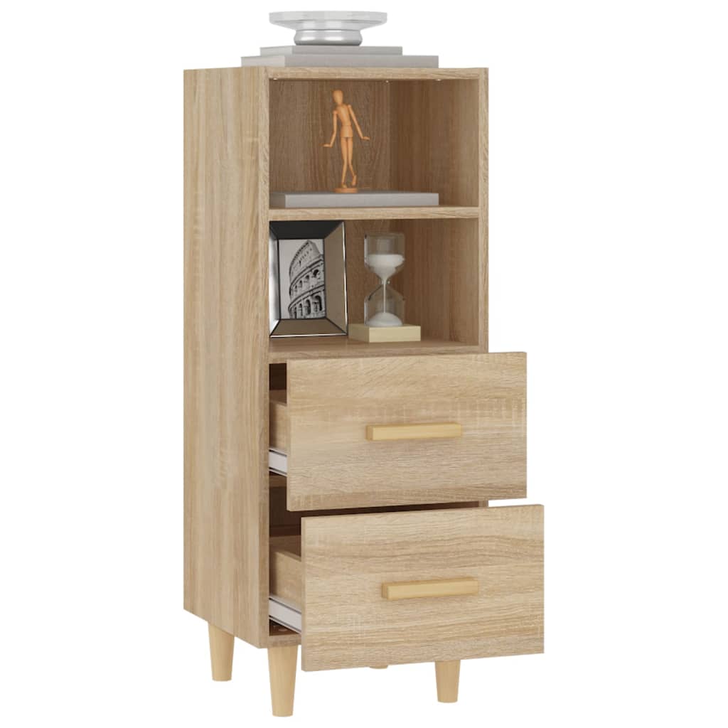 Komoda boja hrasta sonome 34,5x34x90 cm od konstruiranog drva