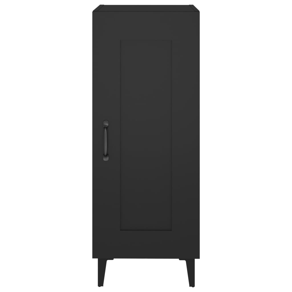 Komoda crna 34,5 x 34 x 90 cm od konstruiranog drva
