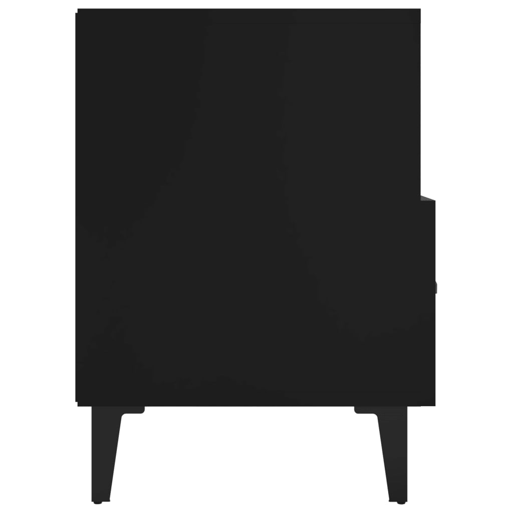 TV ormarić crni 80 x 36 x 50 cm od konstruiranog drva