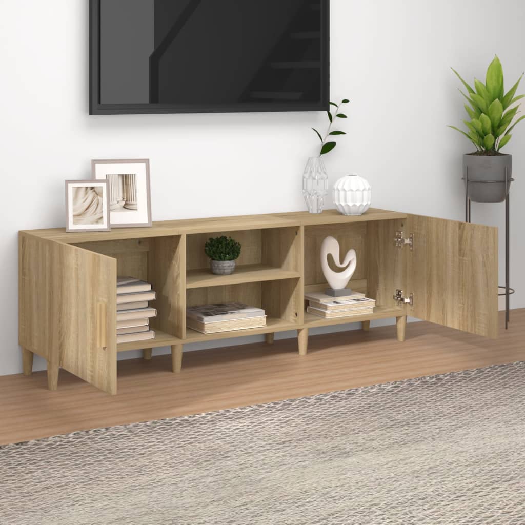 TV ormarić boja hrasta sonome 150x30x50 cm konstruirano drvo