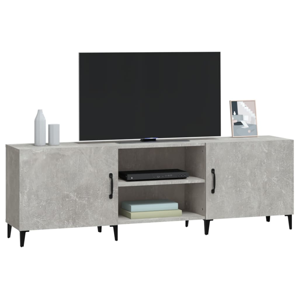 TV ormarić boja betona 150x30x50 cm od konstruiranog drva