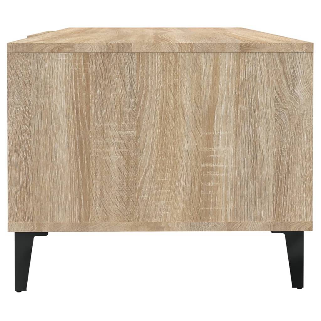 Stolić za kavu boja hrasta 102x50x40 cm konstruirano drvo